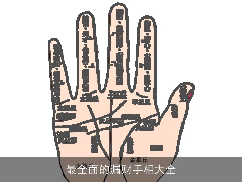 最全面的漏财手相大全