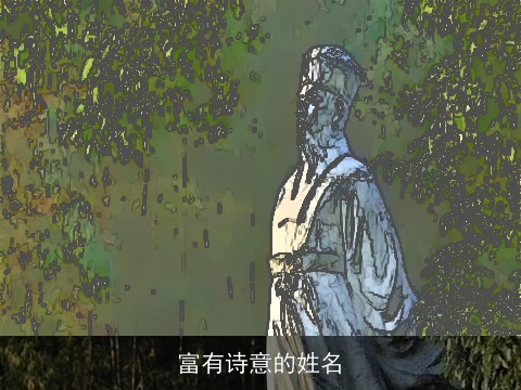 富有诗意的姓名