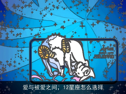 爱与被爱之间，12星座怎么选择