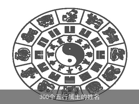 300个五行属土的姓名