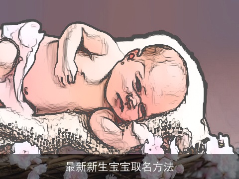 最新新生宝宝取名方法