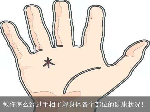 教你怎么经过手相了解身体各个部位的健康状况！