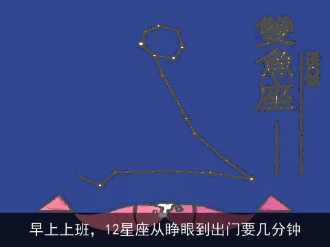 早上上班，12星座从睁眼到出门要几分钟