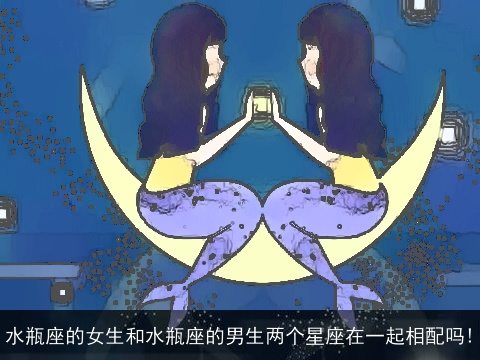 水瓶座的女生和水瓶座的男生两个星座在一起相配吗!