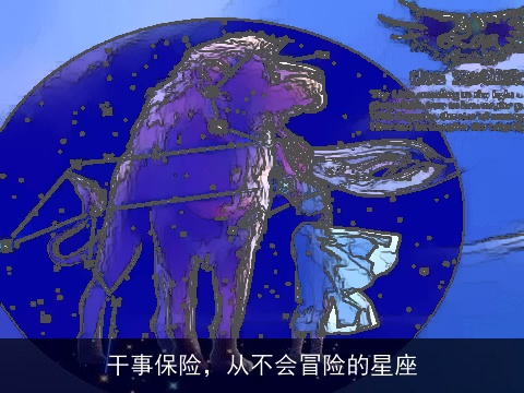 干事保险，从不会冒险的星座