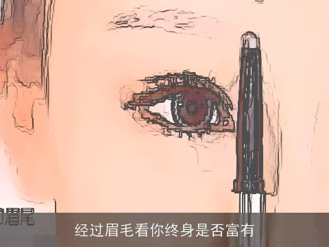 经过眉毛看你终身是否富有