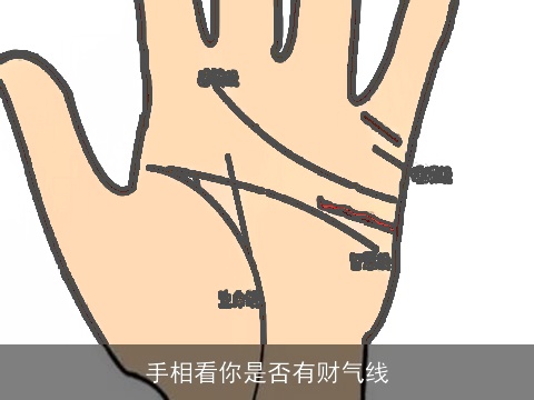 手相看你是否有财气线