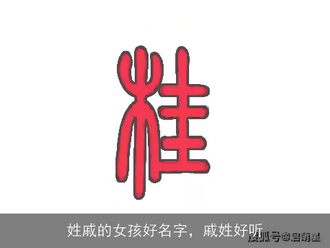 姓戚的女孩好名字，戚姓好听