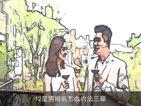 12星男婚前怎么约法三章