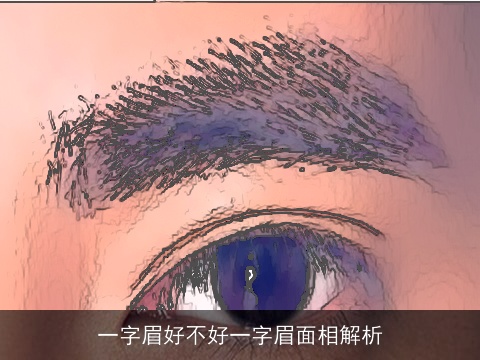 一字眉好不好一字眉面相解析