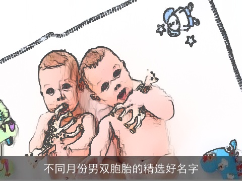 不同月份男双胞胎的精选好名字
