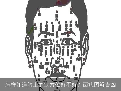 怎样知道脸上的痣方位好不好？面痣图解吉凶