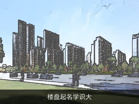 楼盘起名学识大