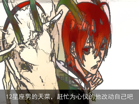 12星座男的天菜，赶忙为心仪的他改动自己吧