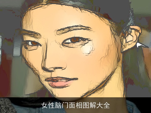 女性脑门面相图解大全