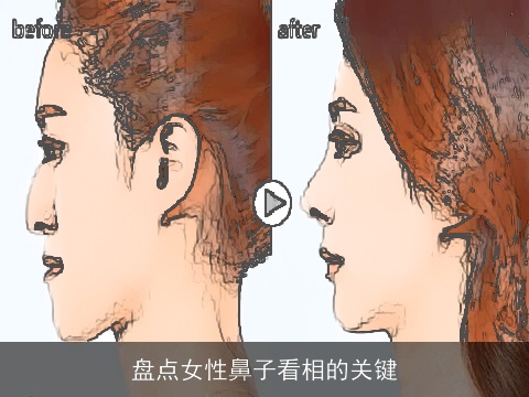 盘点女性鼻子看相的关键