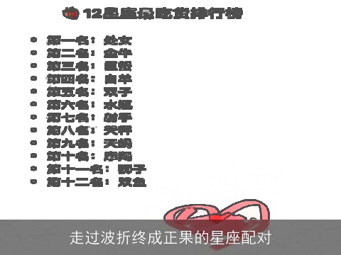 走过波折终成正果的星座配对