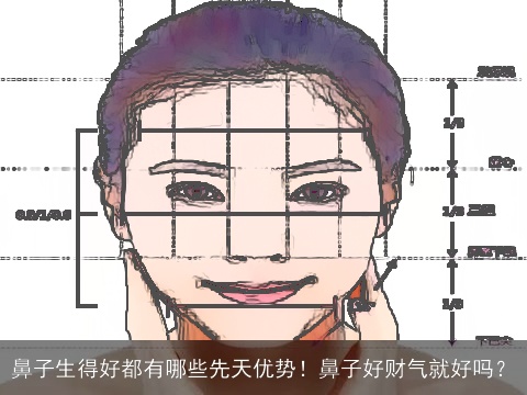 鼻子生得好都有哪些先天优势！鼻子好财气就好吗？