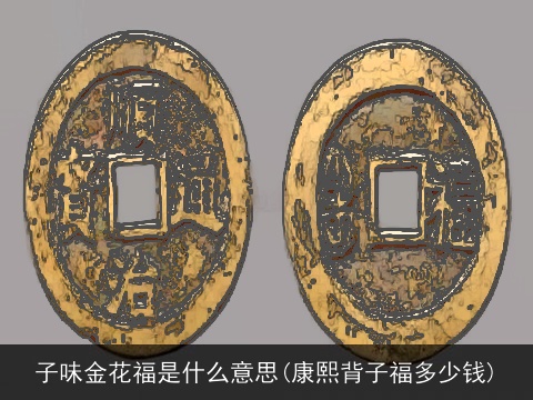 子味金花福是什么意思(康熙背子福多少钱)