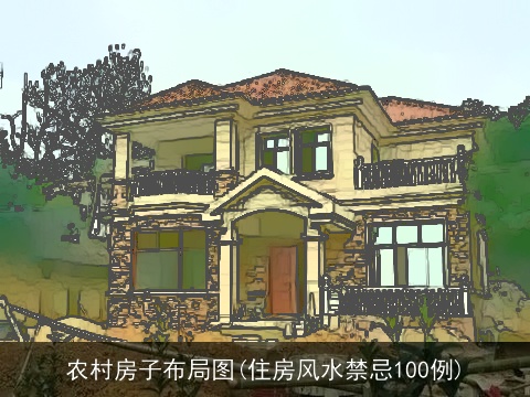 农村房子布局图(住房风水禁忌100例)