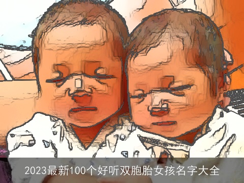 2023最新100个好听双胞胎女孩名字大全