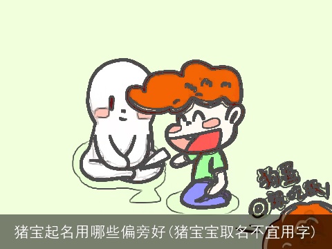 猪宝起名用哪些偏旁好(猪宝宝取名不宜用字)