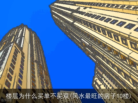 楼层为什么买单不买双(风水最旺的房子10楼)