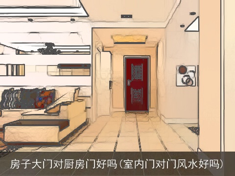 房子大门对厨房门好吗(室内门对门风水好吗)