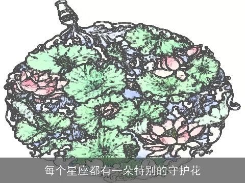 每个星座都有一朵特别的守护花