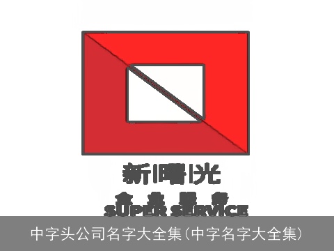 中字头公司名字大全集(中字名字大全集)