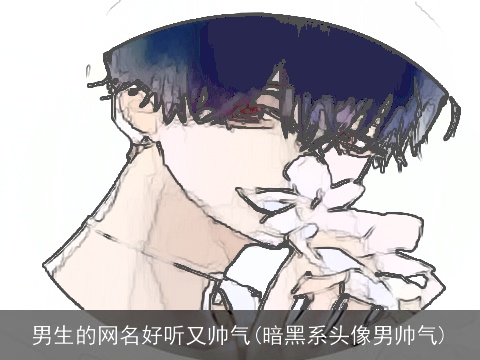 男生的网名好听又帅气(暗黑系头像男帅气)