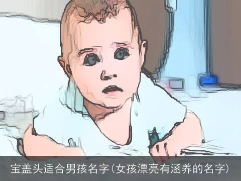 宝盖头适合男孩名字(女孩漂亮有涵养的名字)