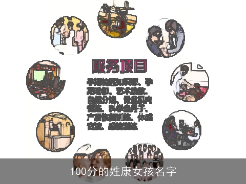 100分的姓康女孩名字