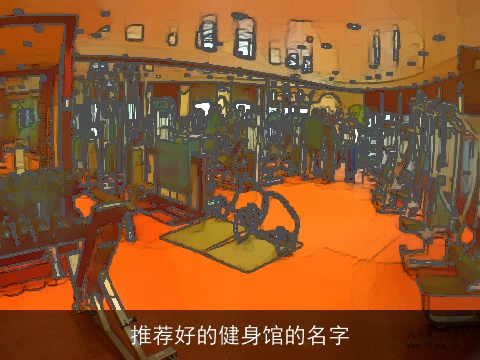 推荐好的健身馆的名字