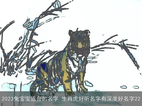 2023兔宝宝适合的名字 生肖虎好听名字有深度好名字22