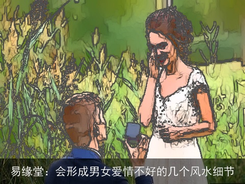 易缘堂：会形成男女爱情不好的几个风水细节
