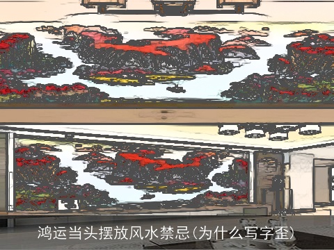 鸿运当头摆放风水禁忌(为什么写字歪)