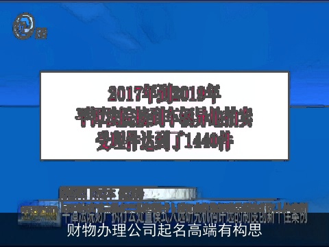 财物办理公司起名高端有构思