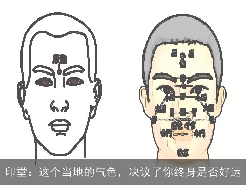 印堂：这个当地的气色，决议了你终身是否好运