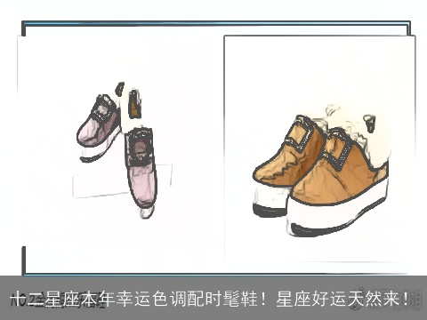 十二星座本年幸运色调配时髦鞋！星座好运天然来！