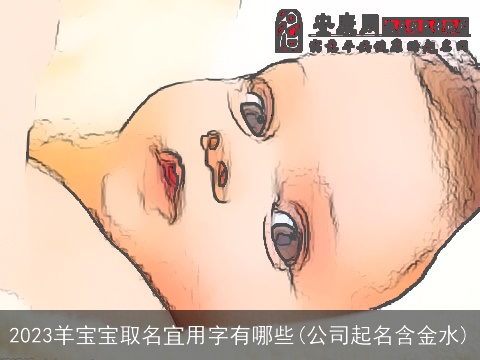 2023羊宝宝取名宜用字有哪些(公司起名含金水)
