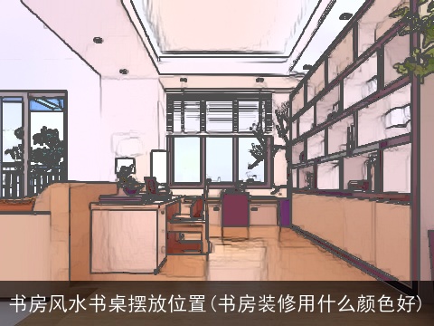 书房风水书桌摆放位置(书房装修用什么颜色好)