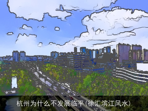 杭州为什么不发展临平(徐汇滨江风水)