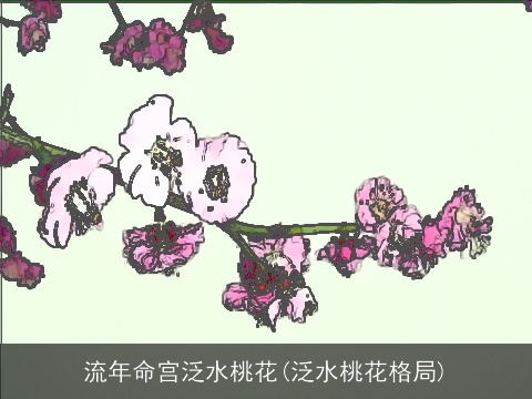 流年命宫泛水桃花(泛水桃花格局)