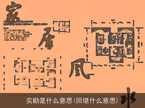 实勘是什么意思(回堪什么意思)