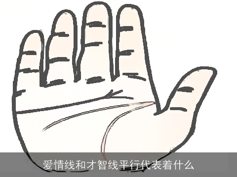 爱情线和才智线平行代表着什么