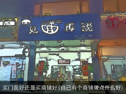 买门面好还是买商铺好(自己有个商铺做点什么好)