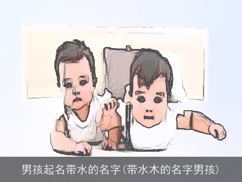男孩起名带水的名字(带水木的名字男孩)