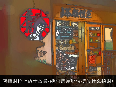 店铺财位上放什么最招财(房屋财位摆放什么招财)