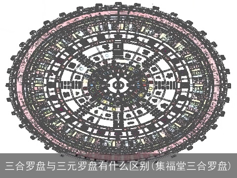 三合罗盘与三元罗盘有什么区别(集福堂三合罗盘)